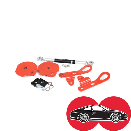 Rennline Tie Downs with Subframe Stabilizer (981, 718) - Front and Rear