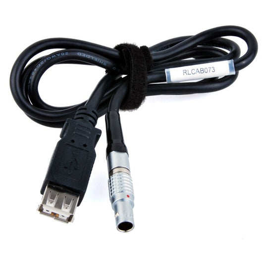 Lemo 5W Plug - USB A Socket - 1m cable (VVBOX USB Data Logging)