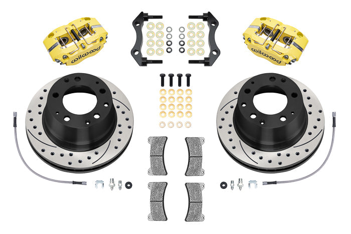Wilwood Narrow Dynapro-P Radial Rear Big Brake Kit 11.42" rotors (24mm rear rotors)