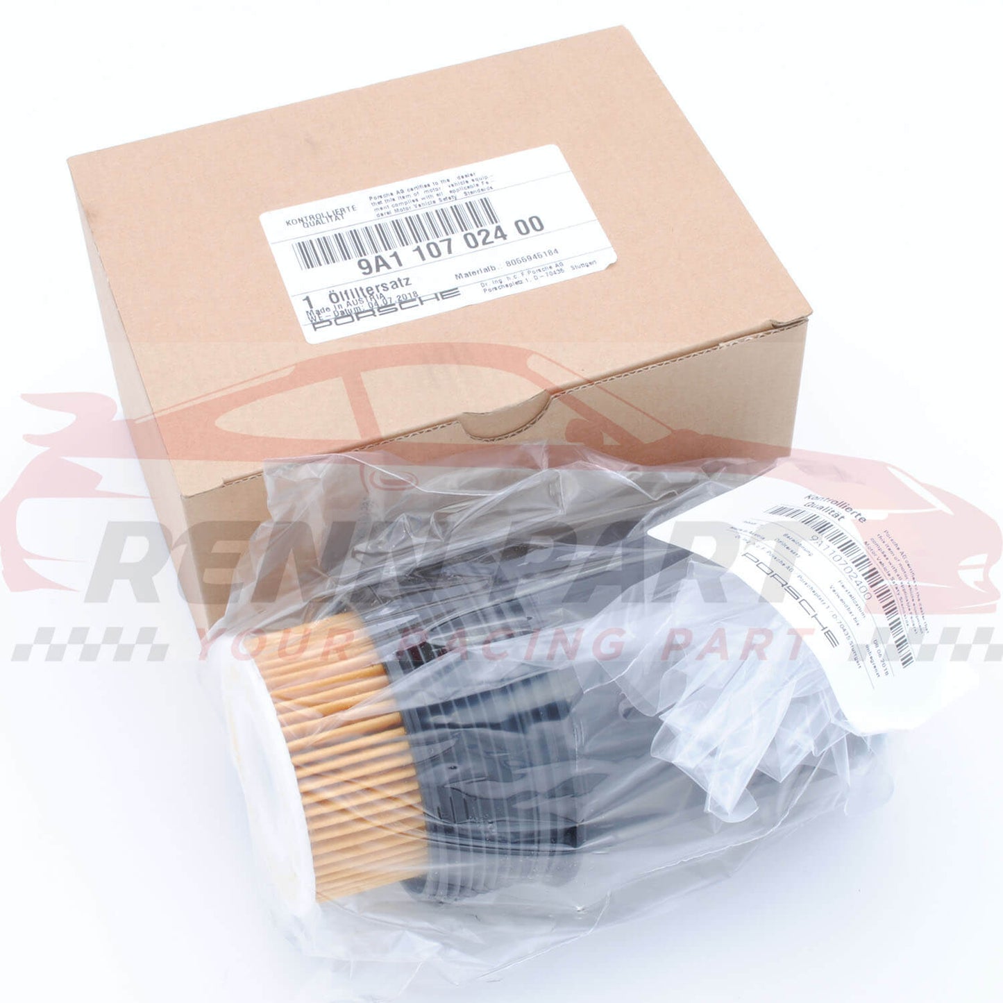 Oil Filter Housing with Oil Filter and Gasket