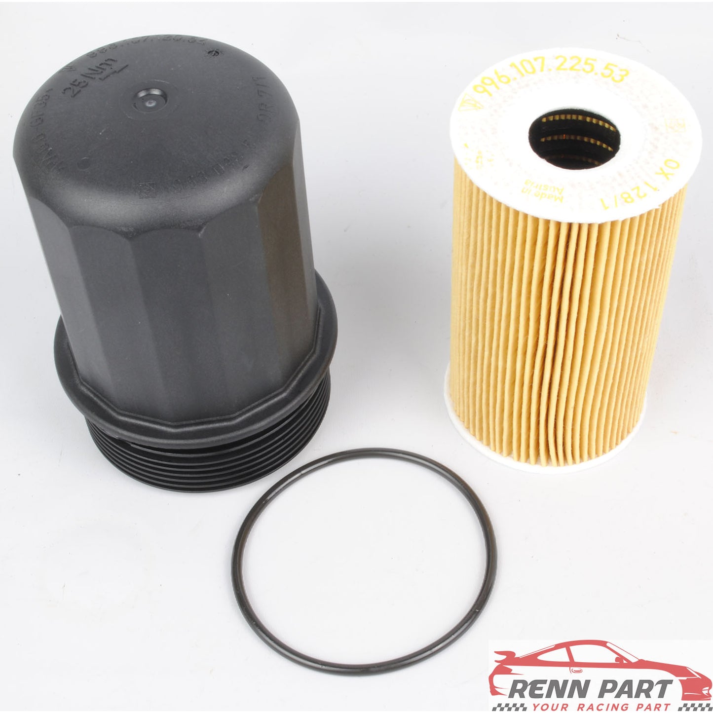 Oil Filter Housing with Filter and O-Ring